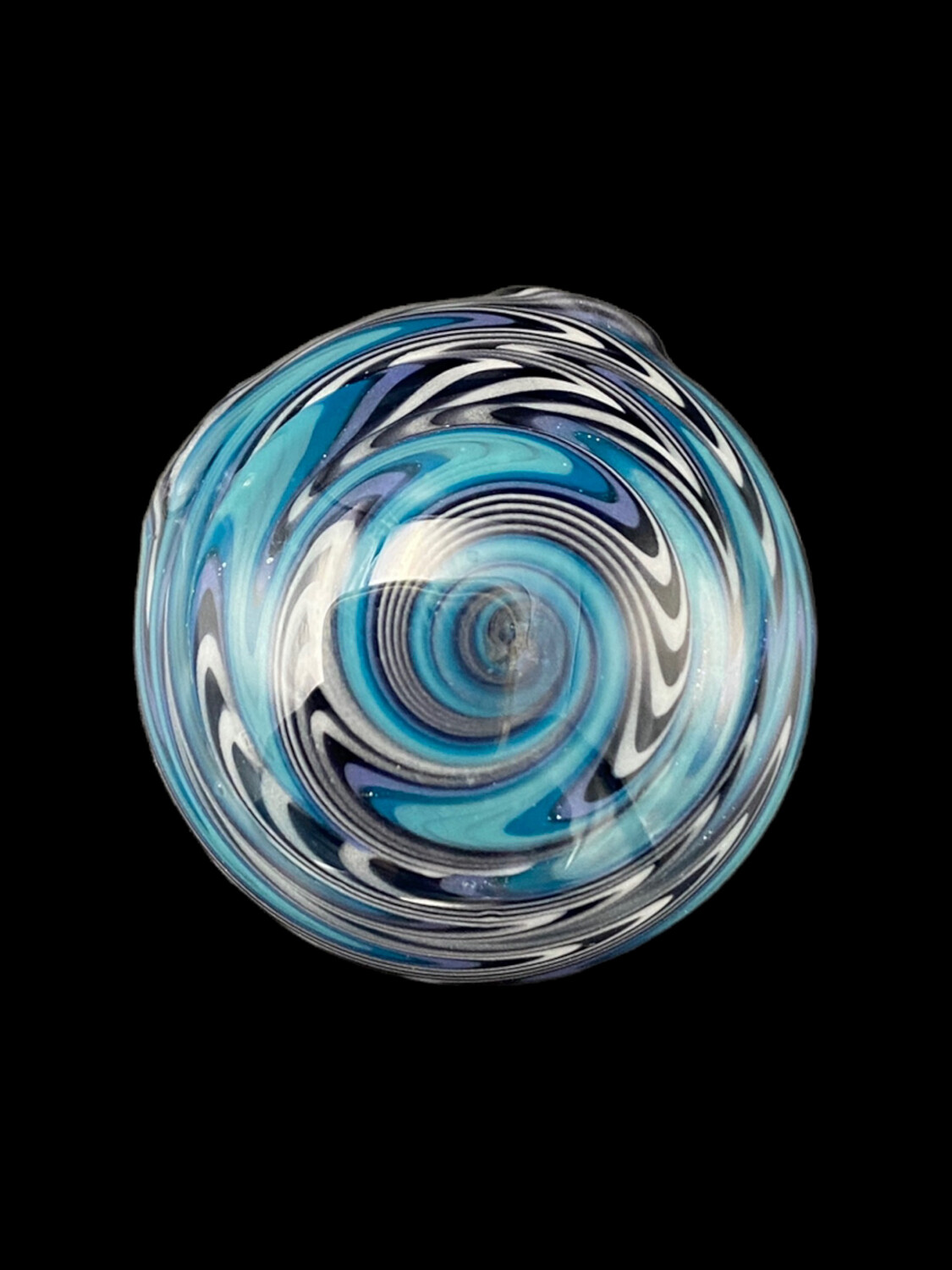 Sugarshack Glass (FL) Blue Wig Wag Pendant