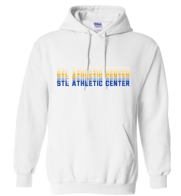 STL ATHLETIC CENTER HOODIE (BLUE & GOLD)