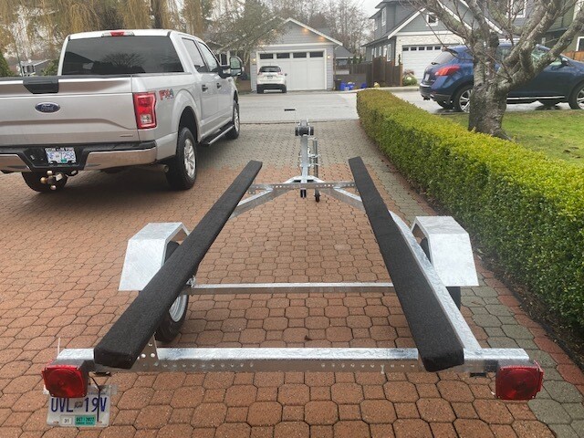 NEW! HOT DIPPED Galvanized boat trailer!