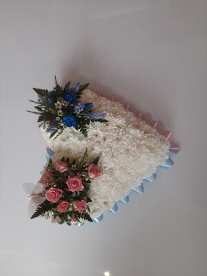 Heart funeral tribute 