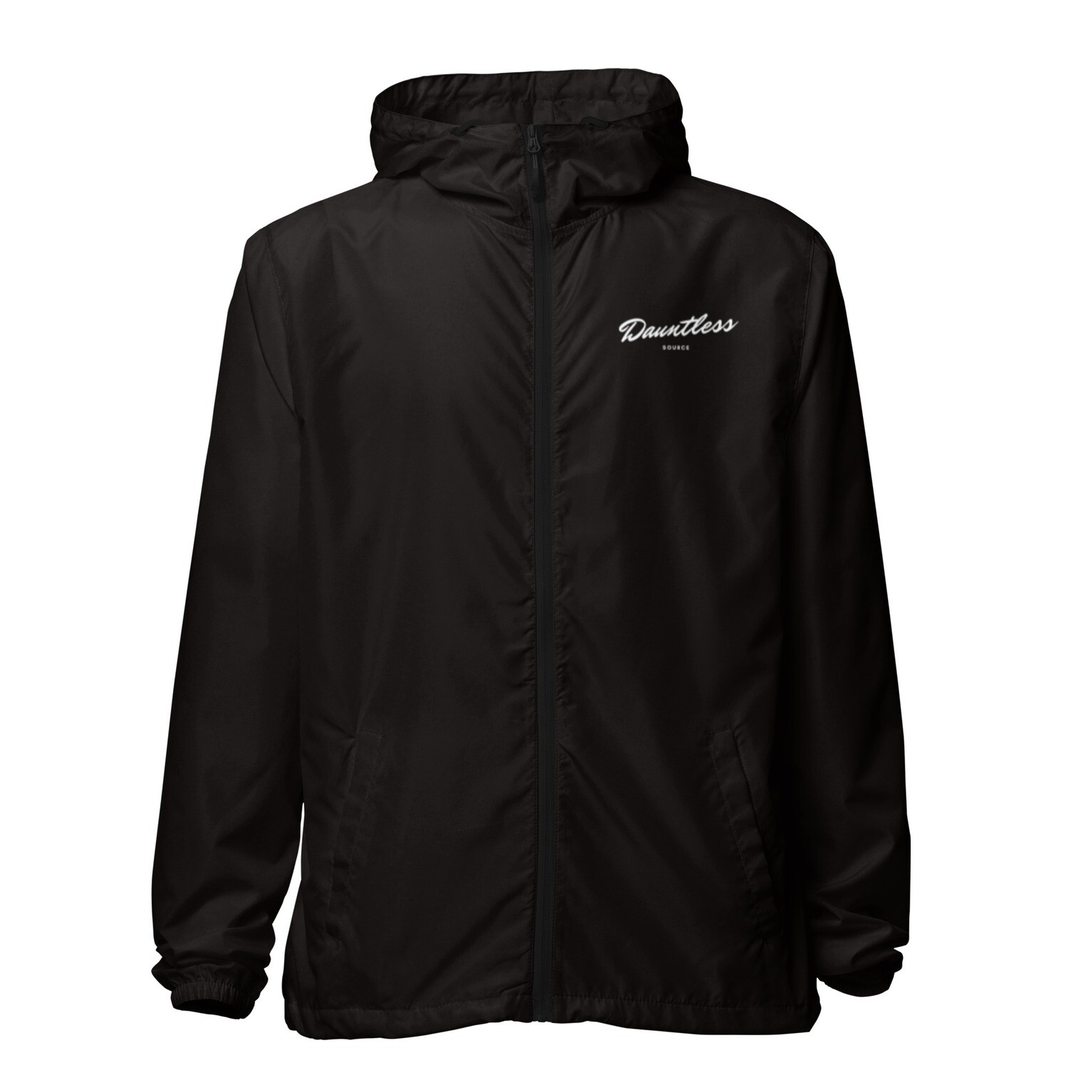 Logo zip up windbreaker