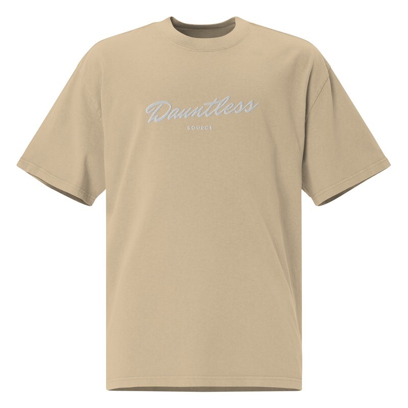 Signature Oversized faded t-shirt