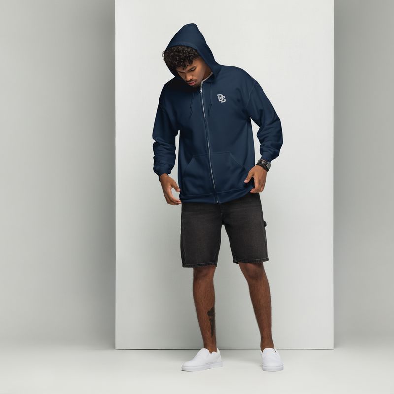 Logo zip hoodie