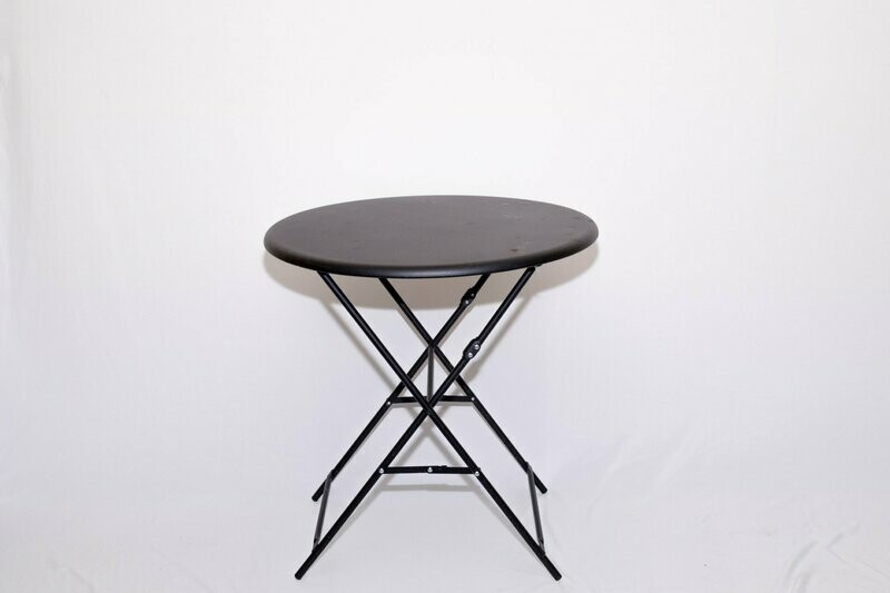 Black Metal Bistro Table