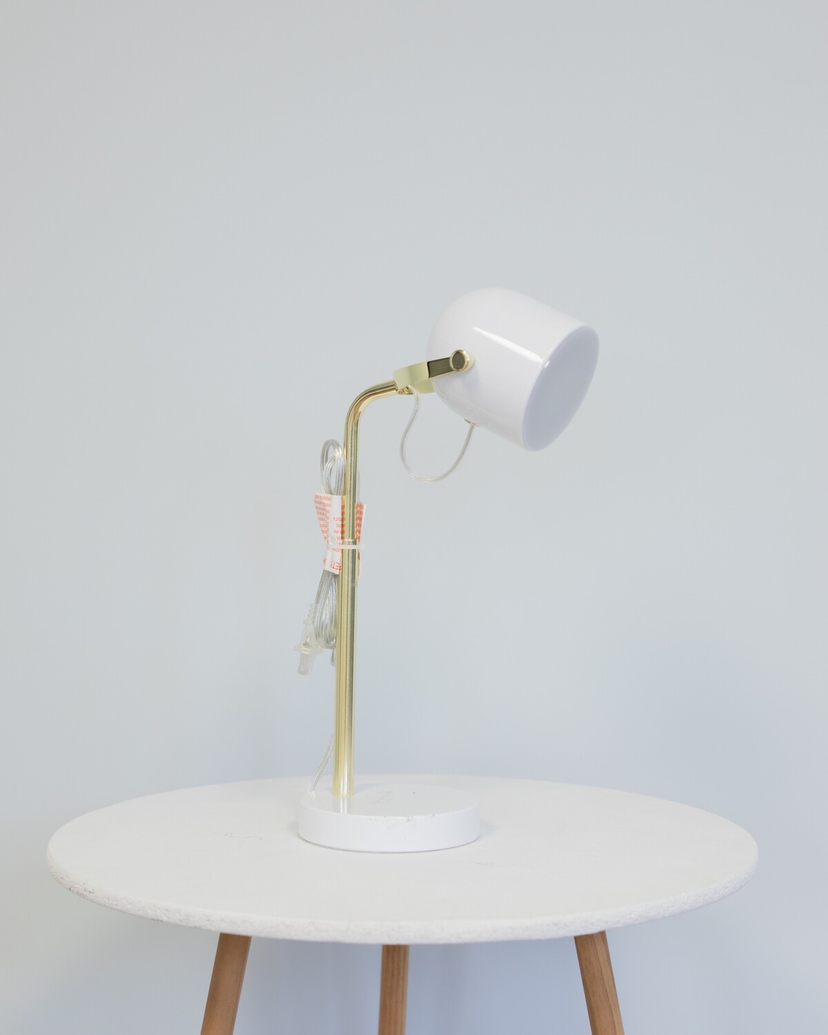 White & Gold Desk Lamp