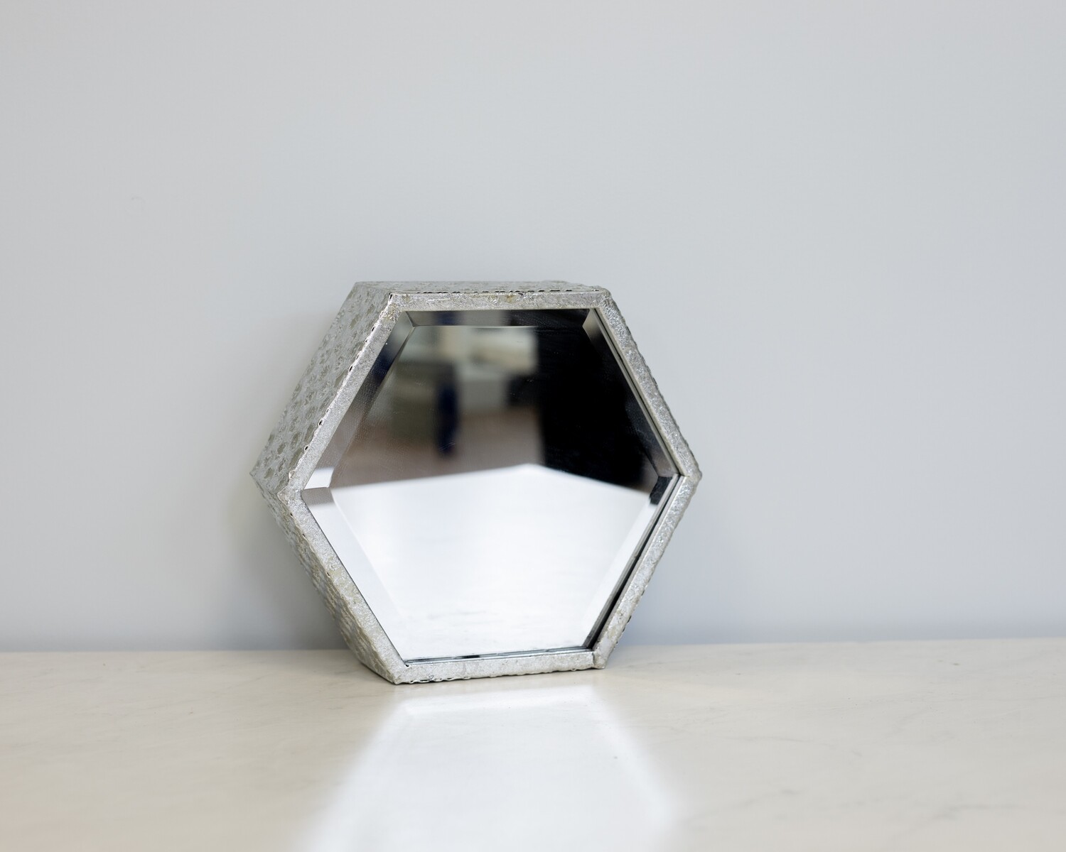Polygon Shelf Mirror