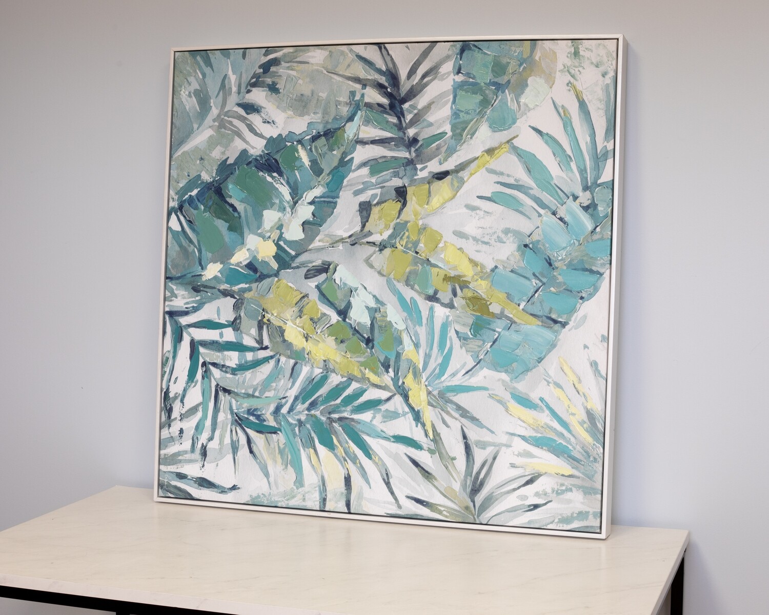 Tropical Leaves Canvas