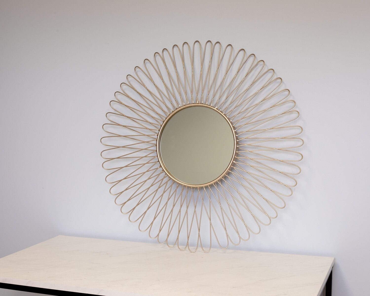 Gold Spiral Mirror