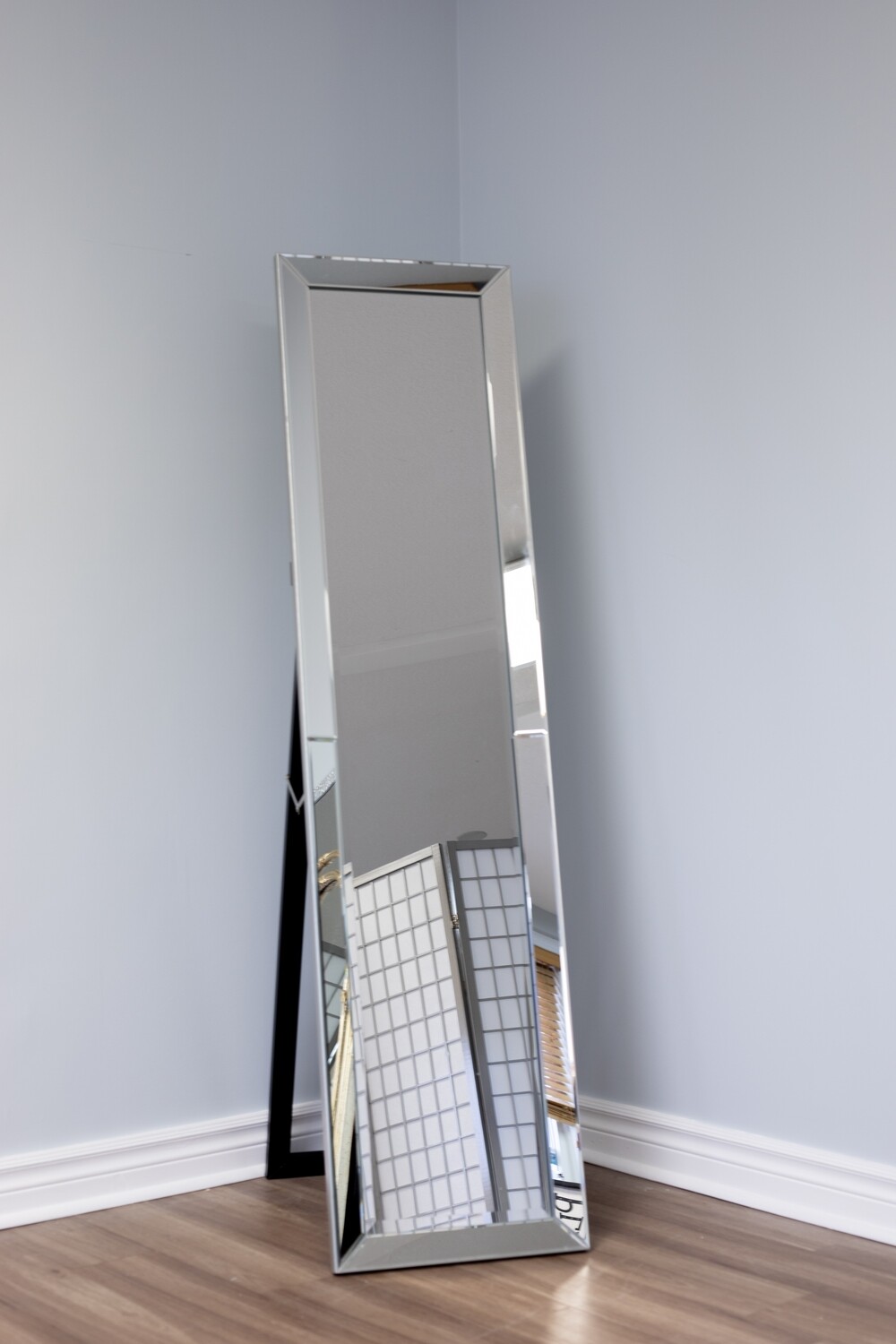 Beveled Glass Standing Mirror