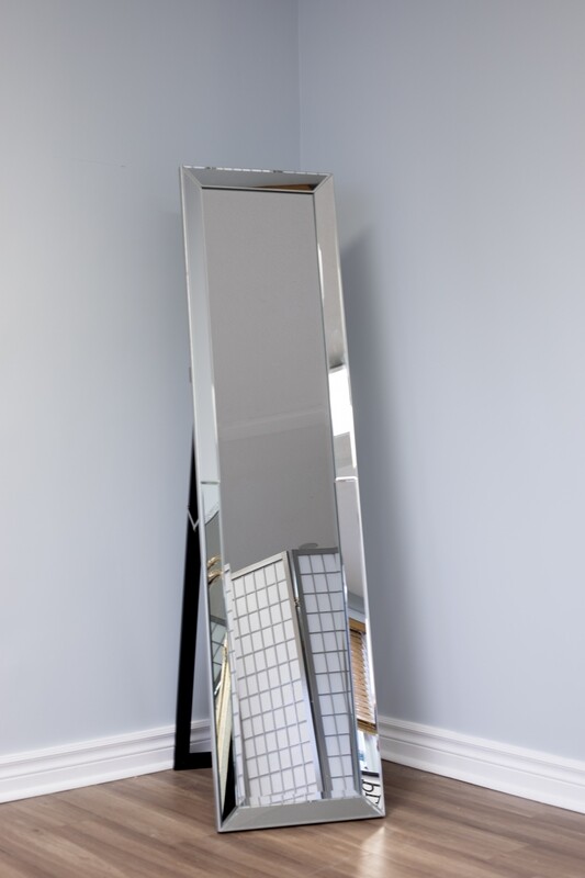 Beveled Glass Standing Mirror