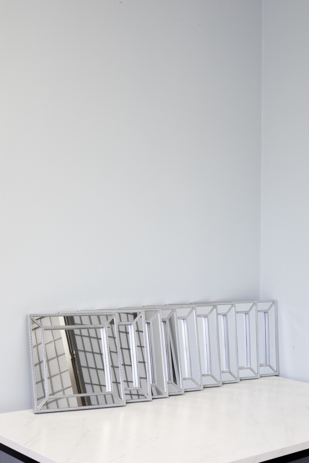 Chic Beveled Frame Mirror - Set Of 3