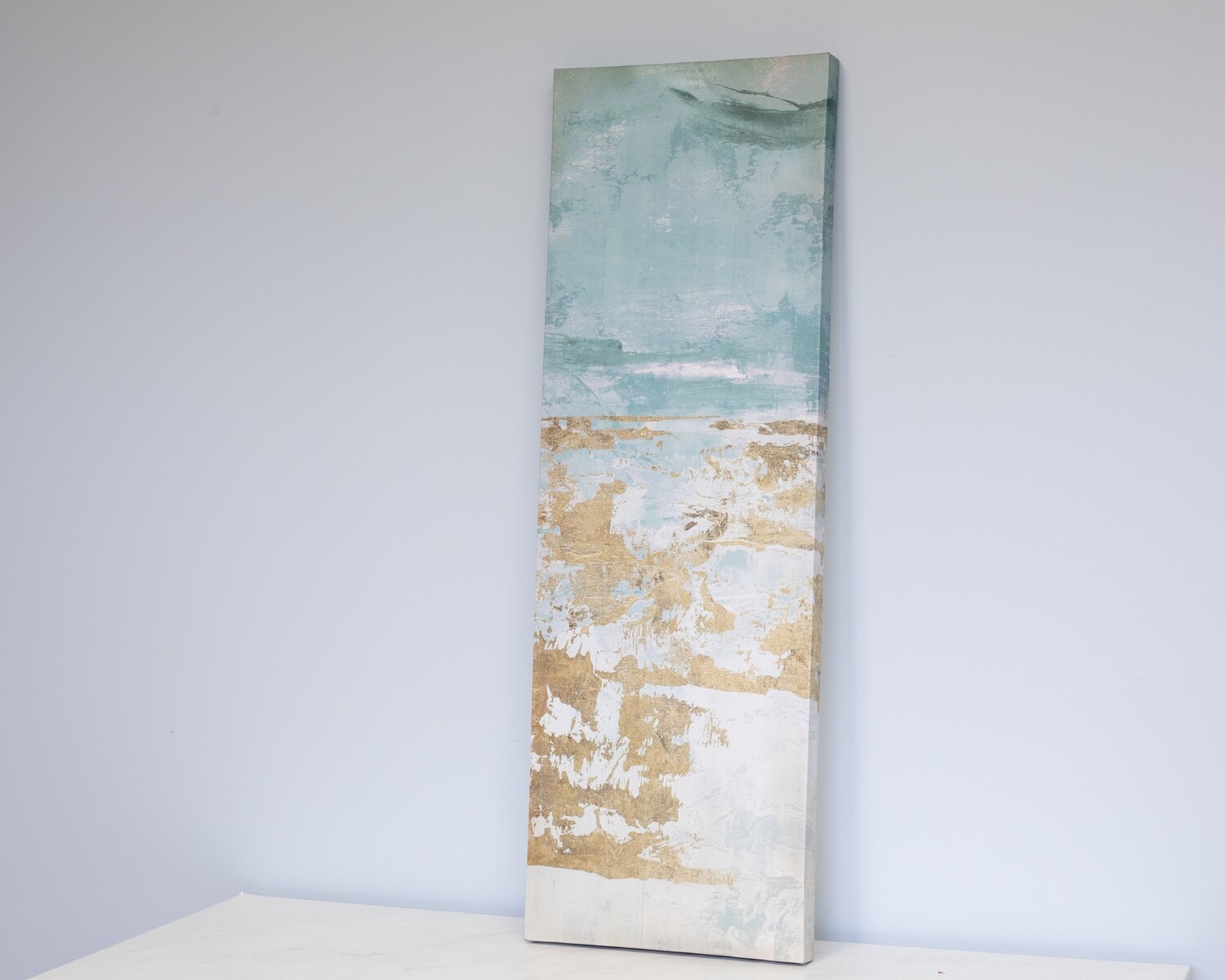 Ocean & Gold Canvas