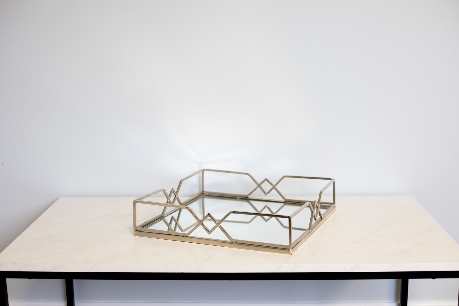 Square Mirrored Tray