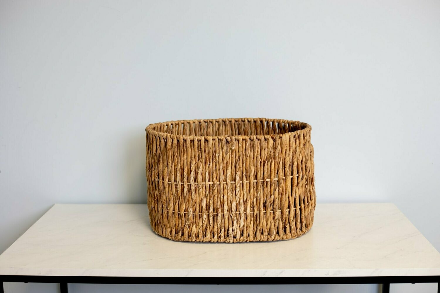 Rich Wicker Floor Basket