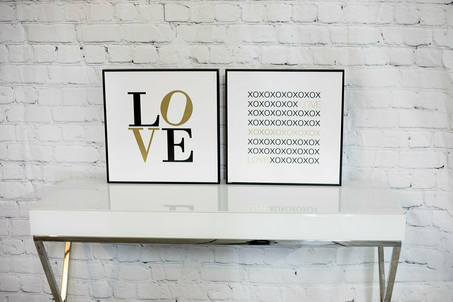 LOVE & XOXO Print - Set Of 2