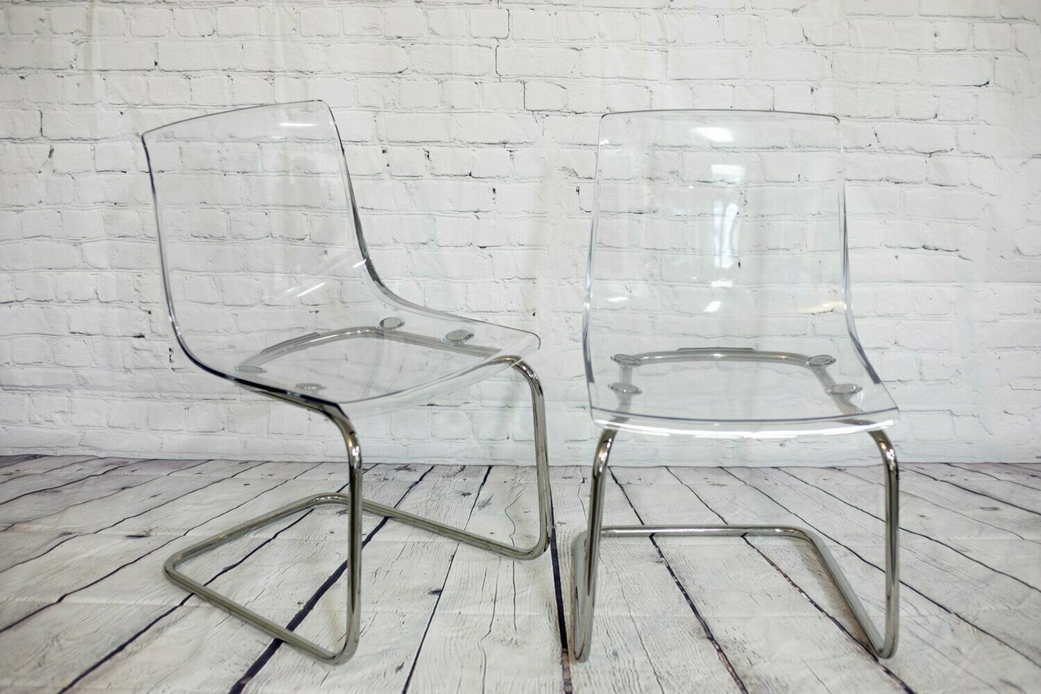 Trendy Curved Ghost Chairs - Set Of 6