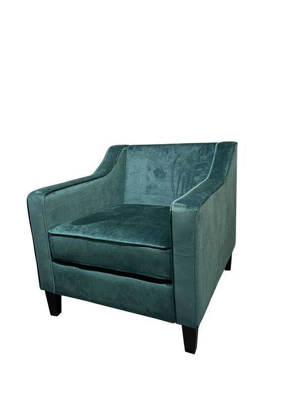 Emerald Green Club Chair - Set Of 2