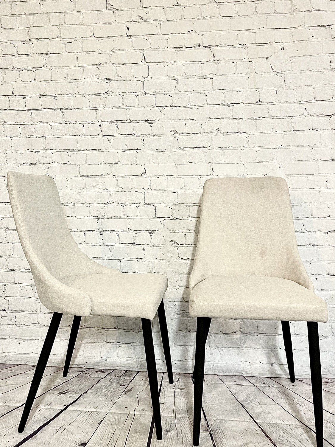 Cream Fabric Chair - Set Of 2