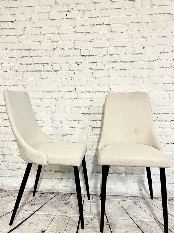 Cream Fabric Chair - Set Of 2