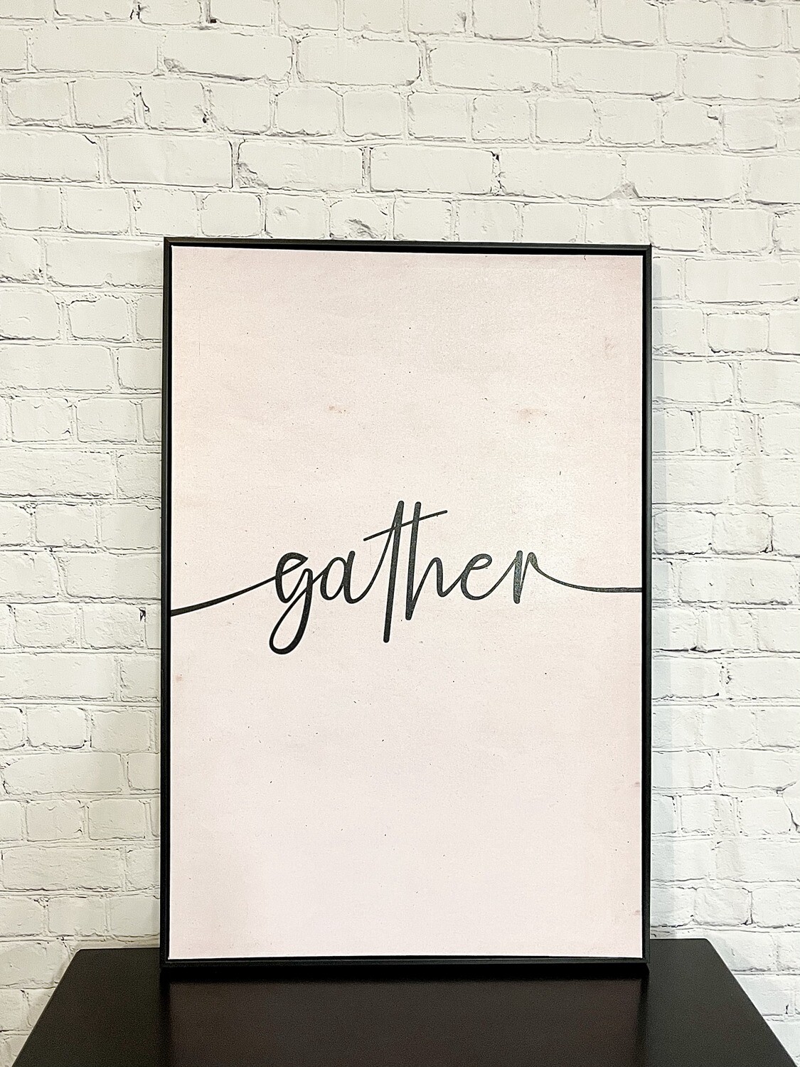 Gather Framed canvas