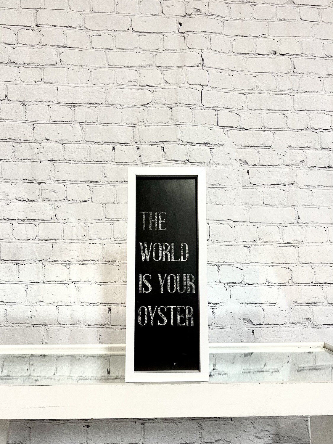 The World Is Your Oyster Framed Print
