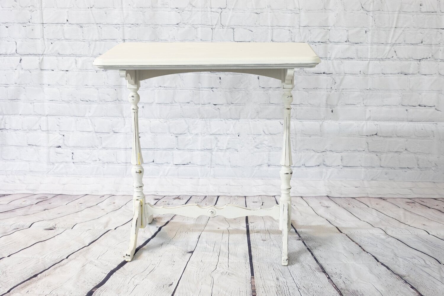 White Wooden Console Table