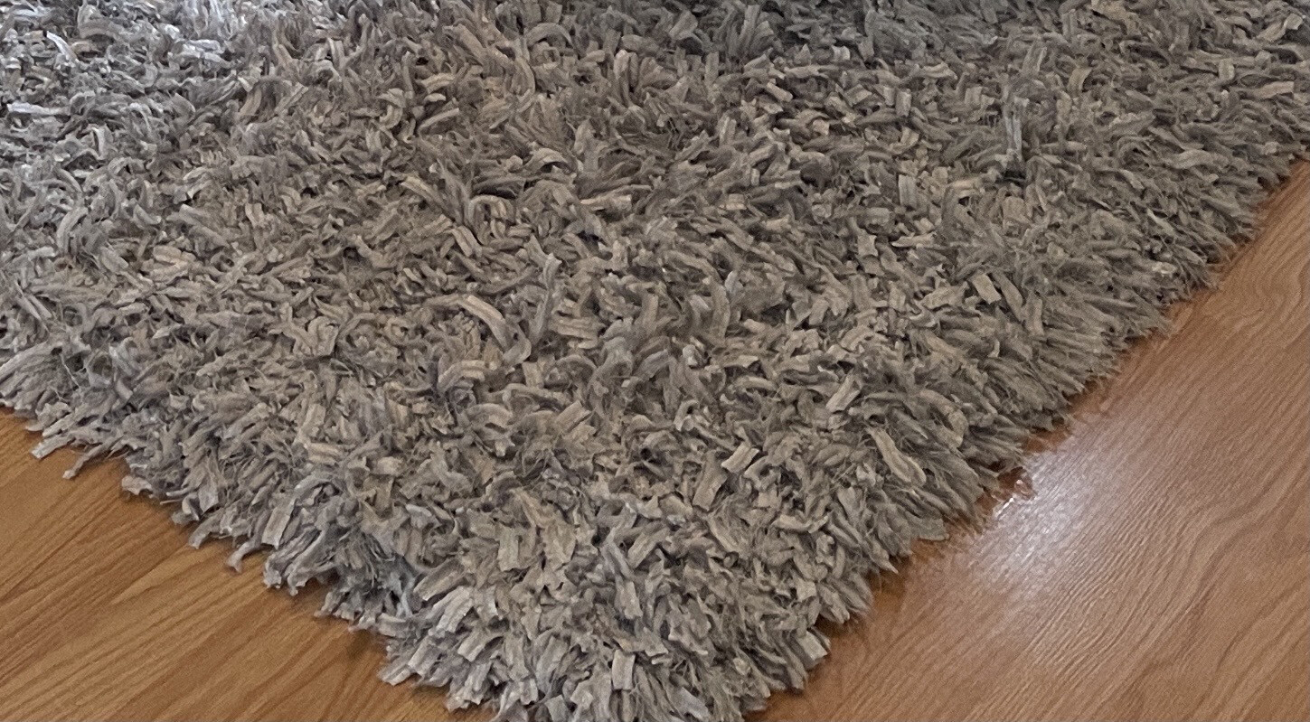Silver Texture Rug 5x7