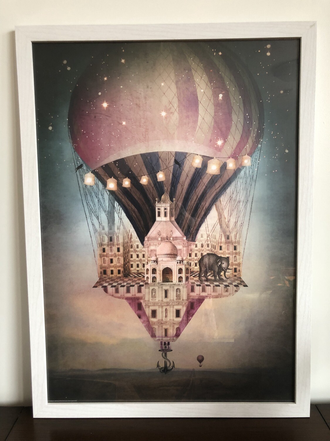 Framed Hot Air Balloon Print