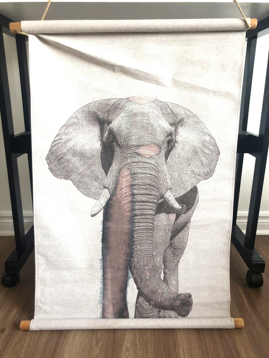 Fabric Elephant Print