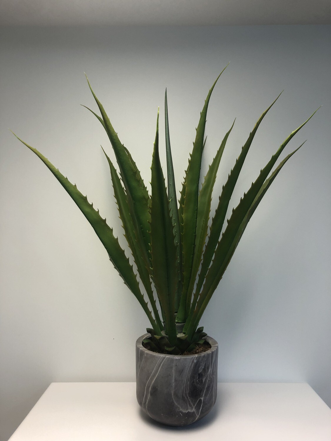 XL Dark Grey Faux Cactus Floor Plant