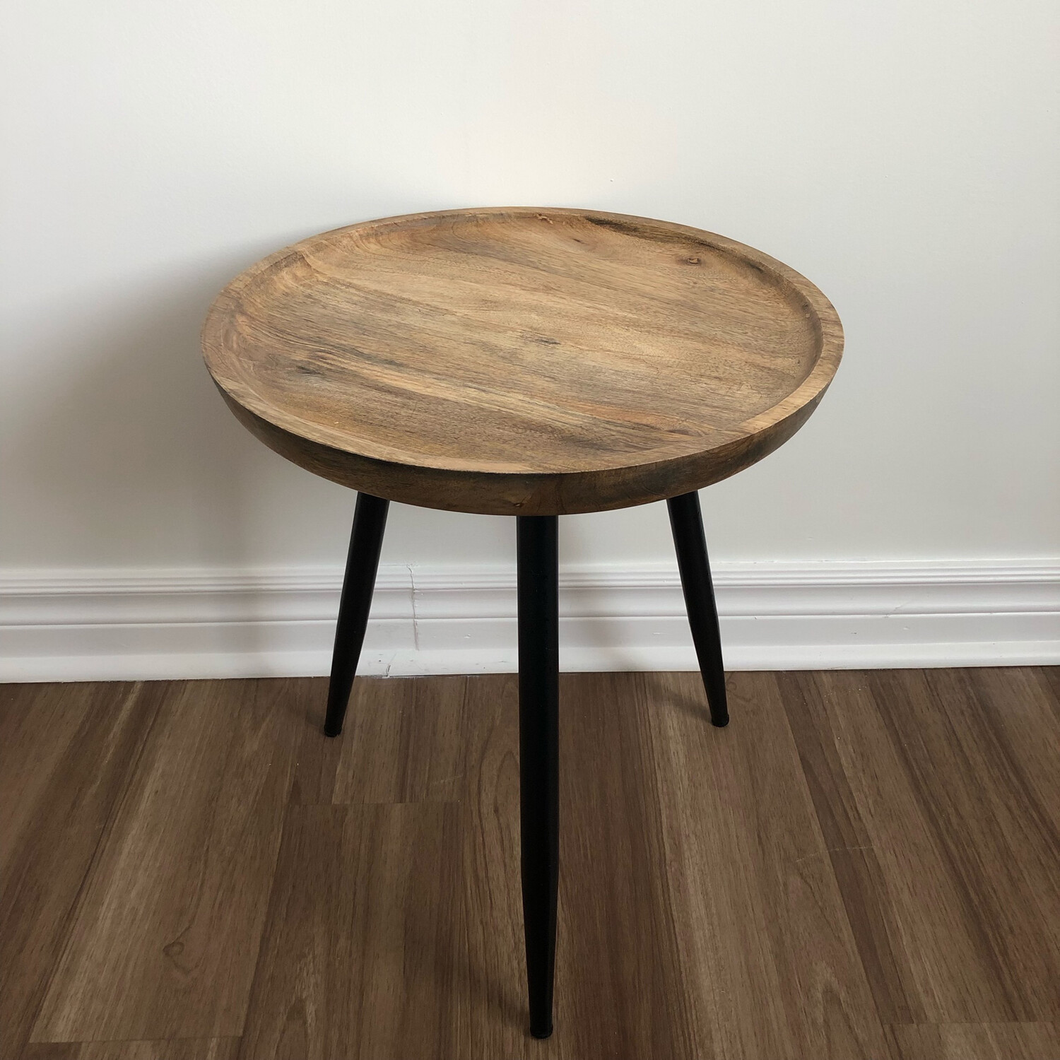 Rustic Wood End Table - Set Of 2