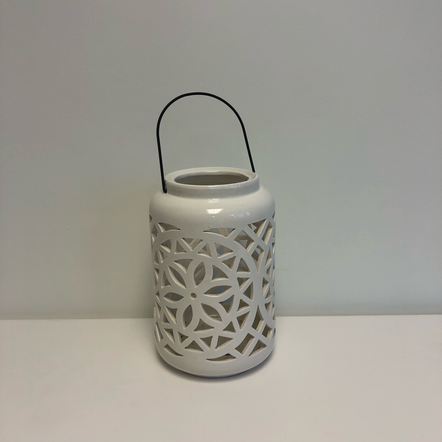 White Ceramic Lantern