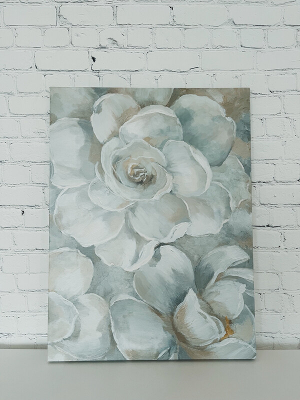 Soft Flowers Canvas