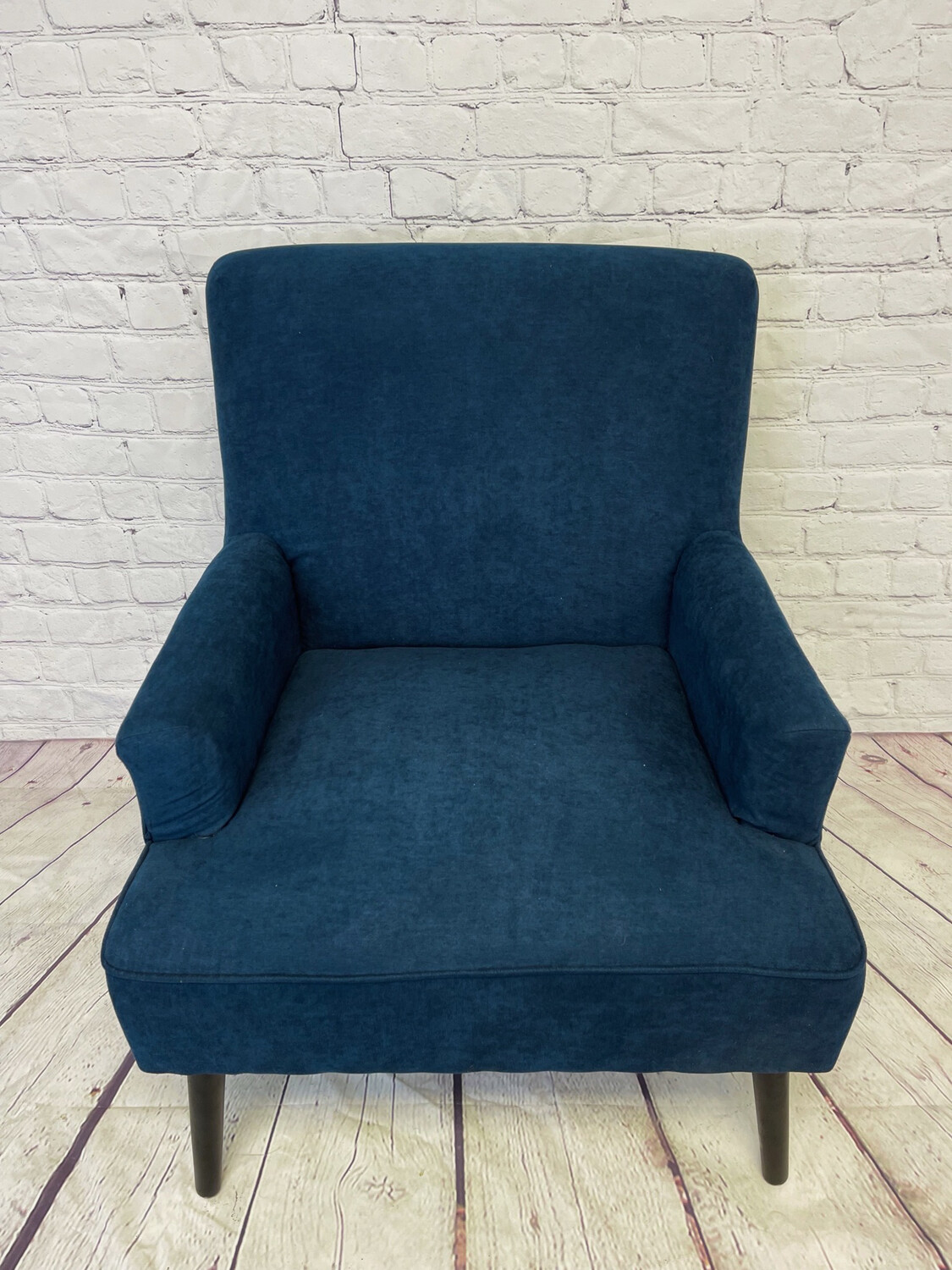 Medium Blue Formal Accent Chairs - Set Of 2