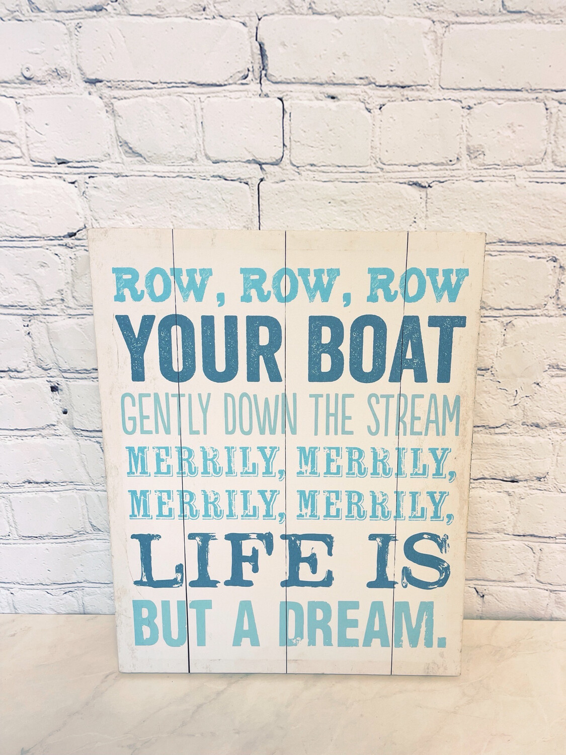 Row Your Boat Canvas