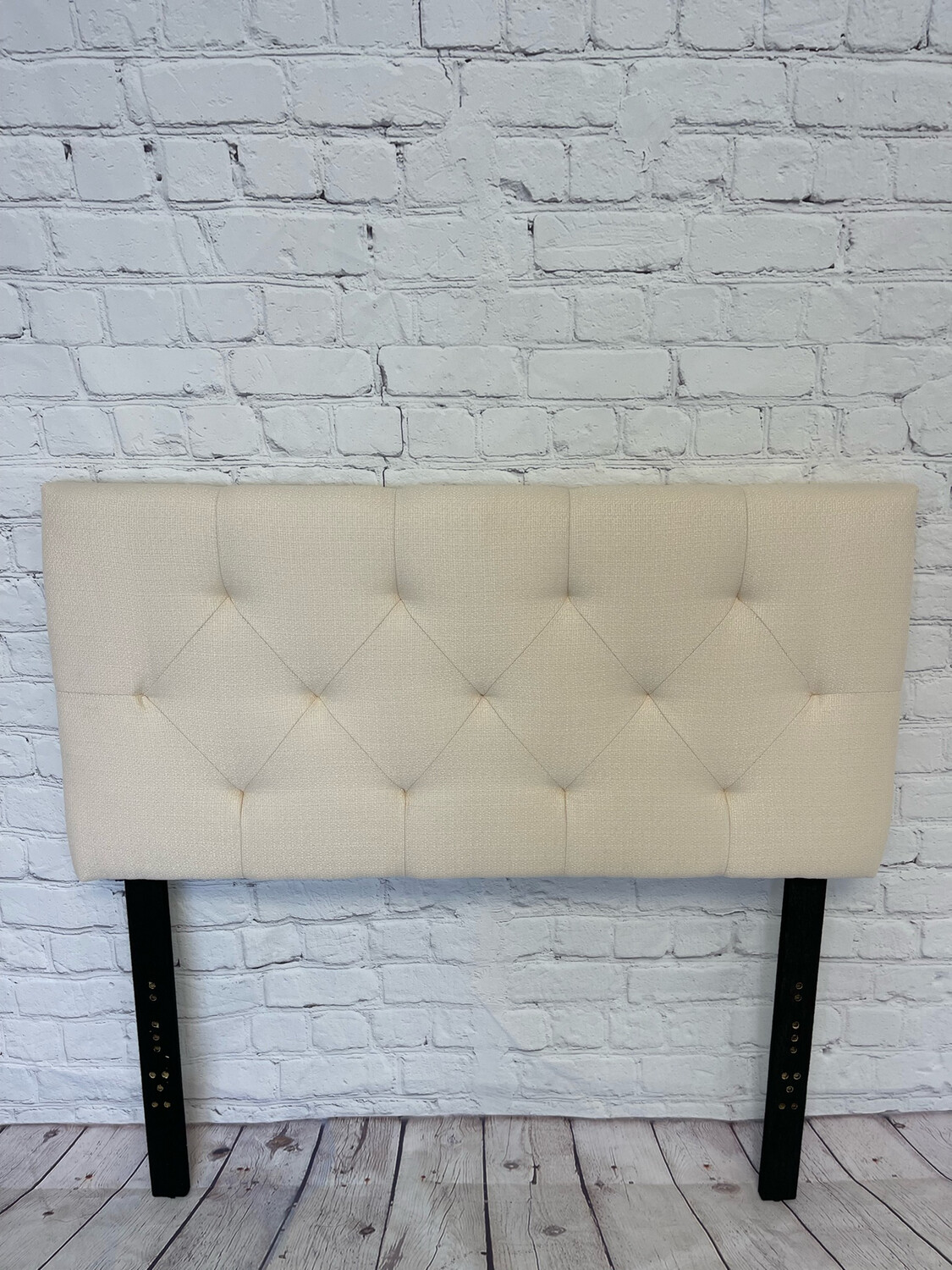 Twin Headboard - Cream White