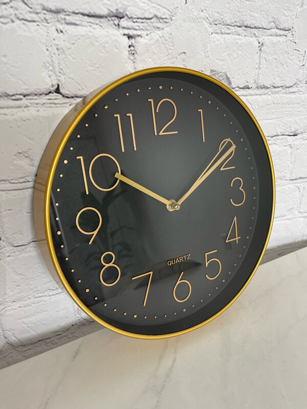 Black & Gold Clock