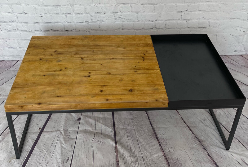 Industrial Style Coffee & End Table - Set Of 3