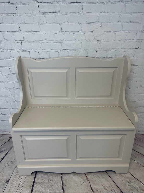 White Wooden Bench