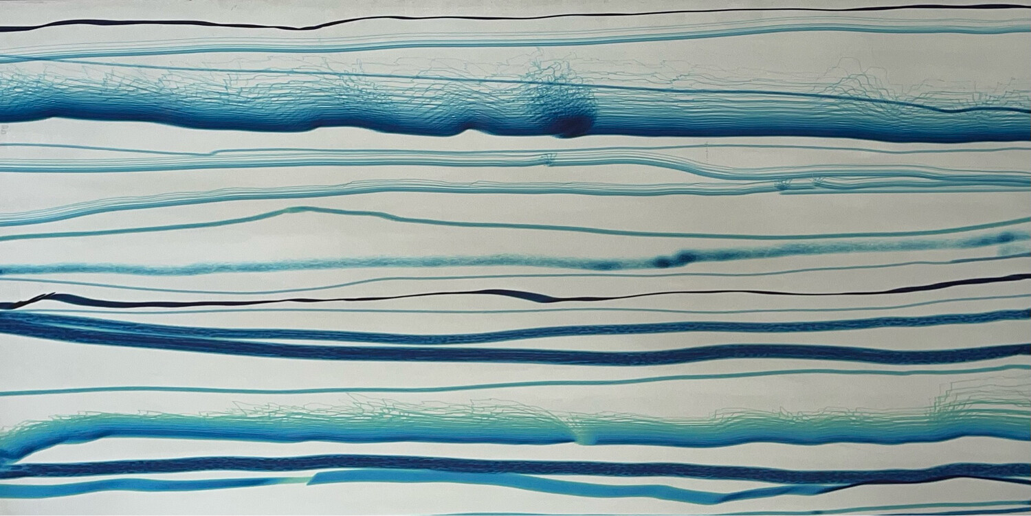 Blue/Green Abstract Canvas