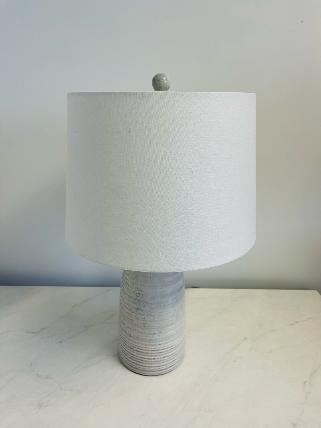 White/Grey Ceramic Lamp