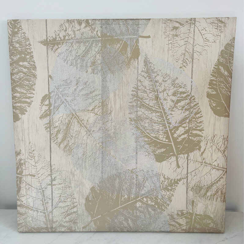 Neutral Leaf Canvas