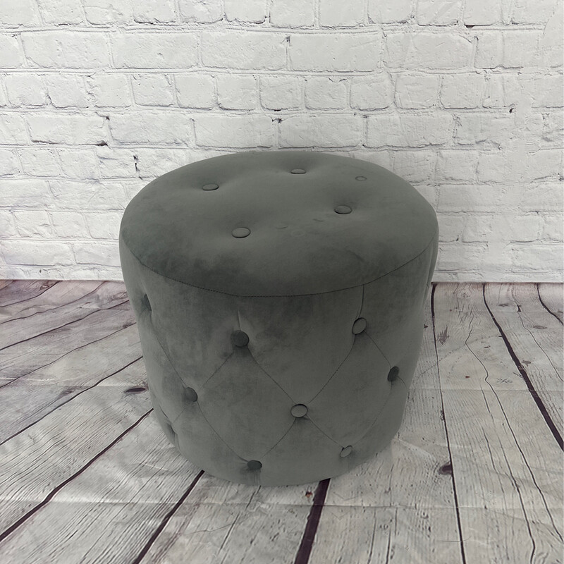 Soft Grey Ottoman