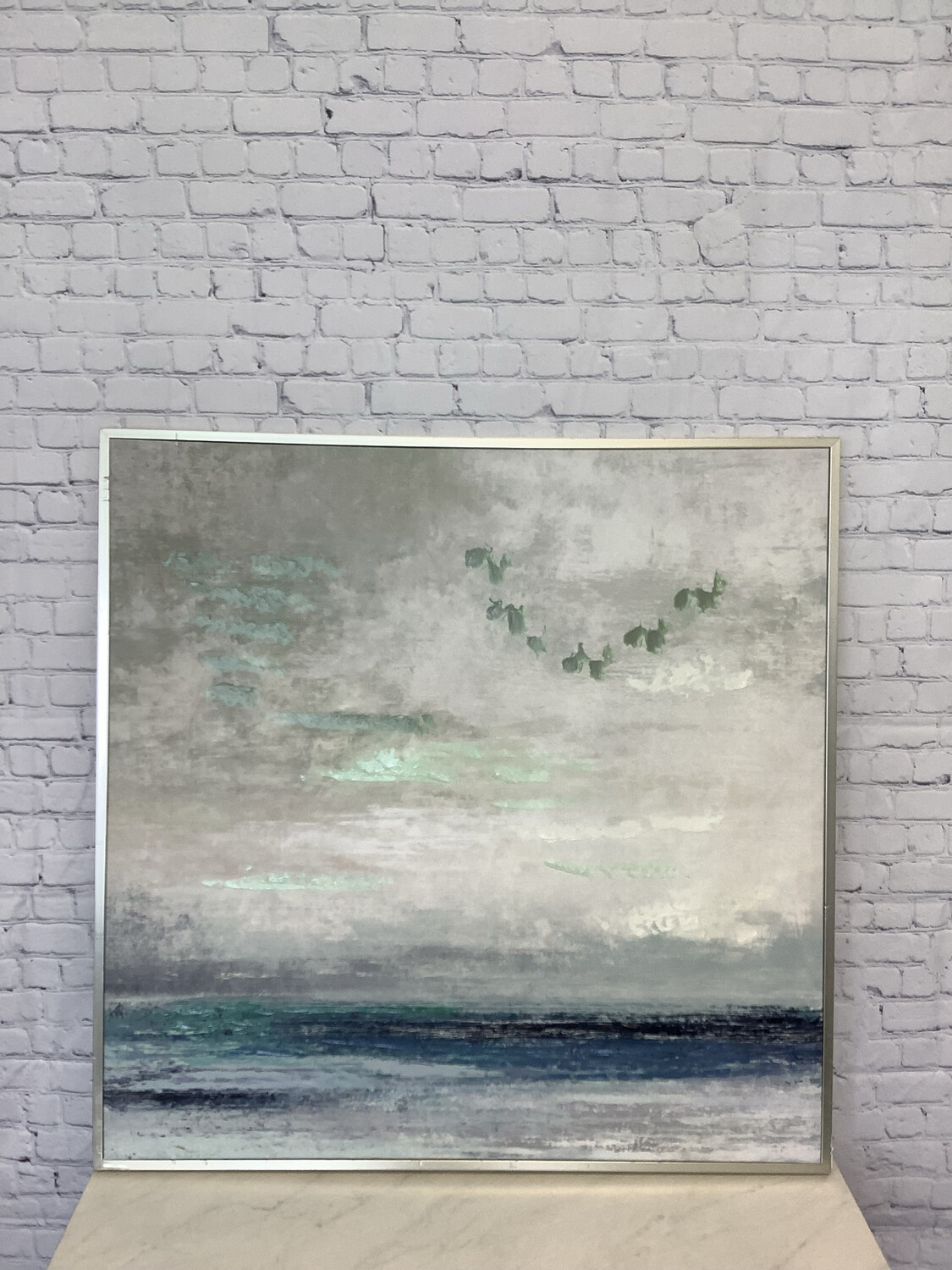 Abstract Framed Canvas