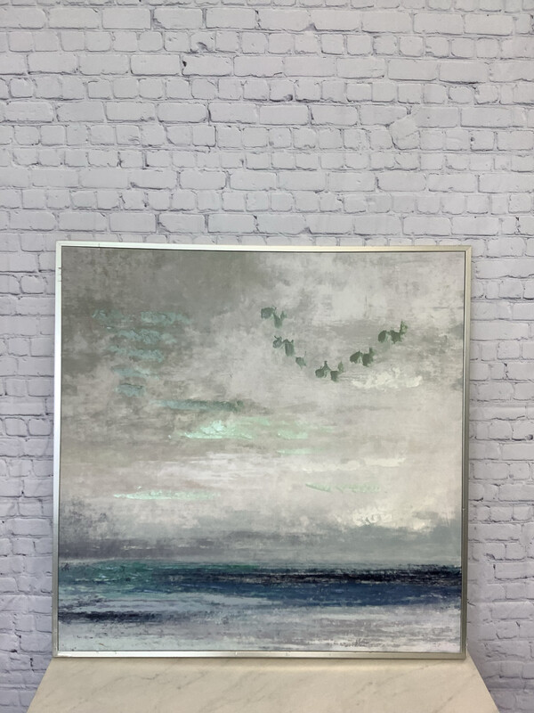 Abstract Framed Canvas
