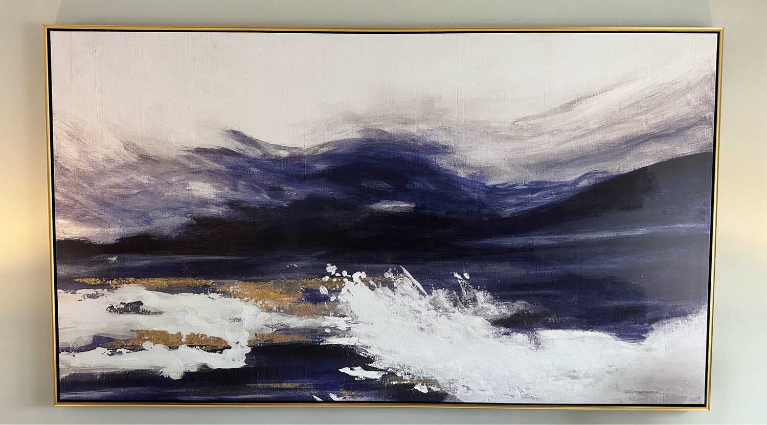 Oversized Abstract Framed Canvas