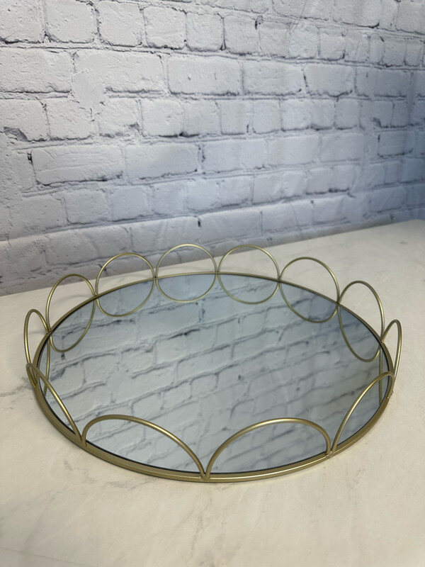 Classy Bronze Mirrored Tray