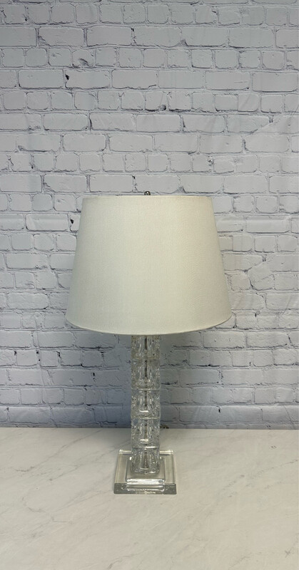 Solid Rocks Glass Lamp