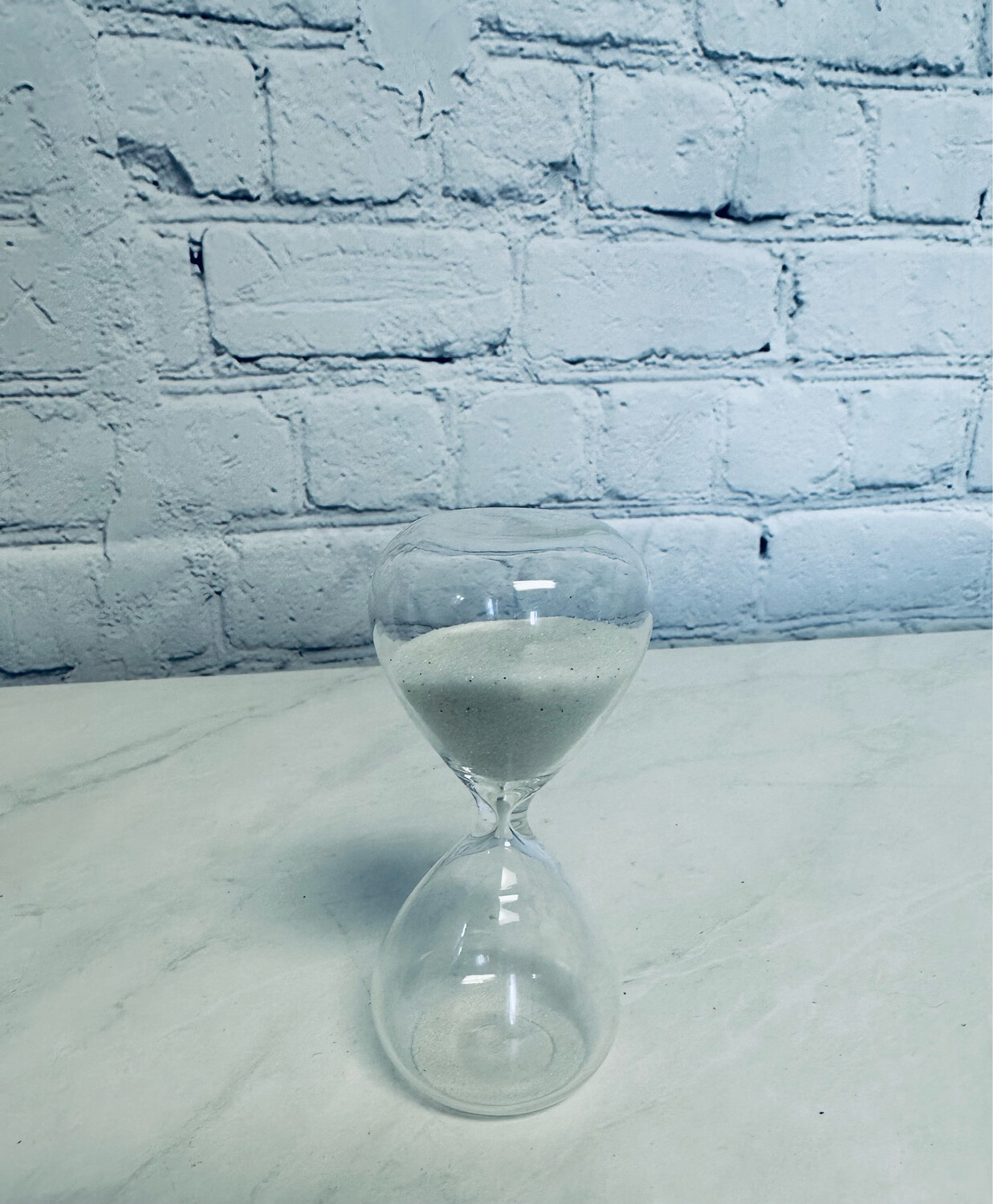 Tiny White Hourglass