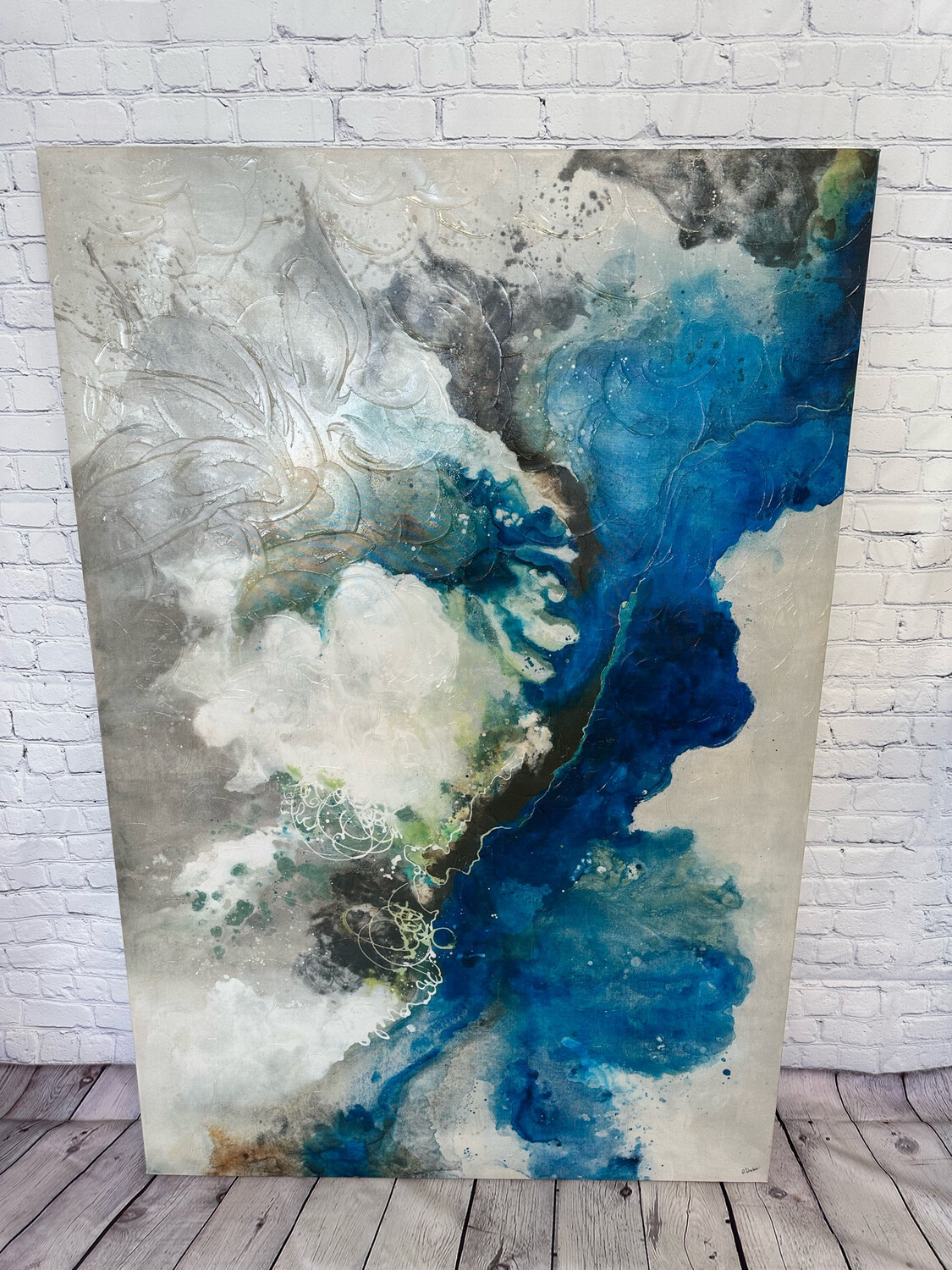 Abstract Islands Canvas